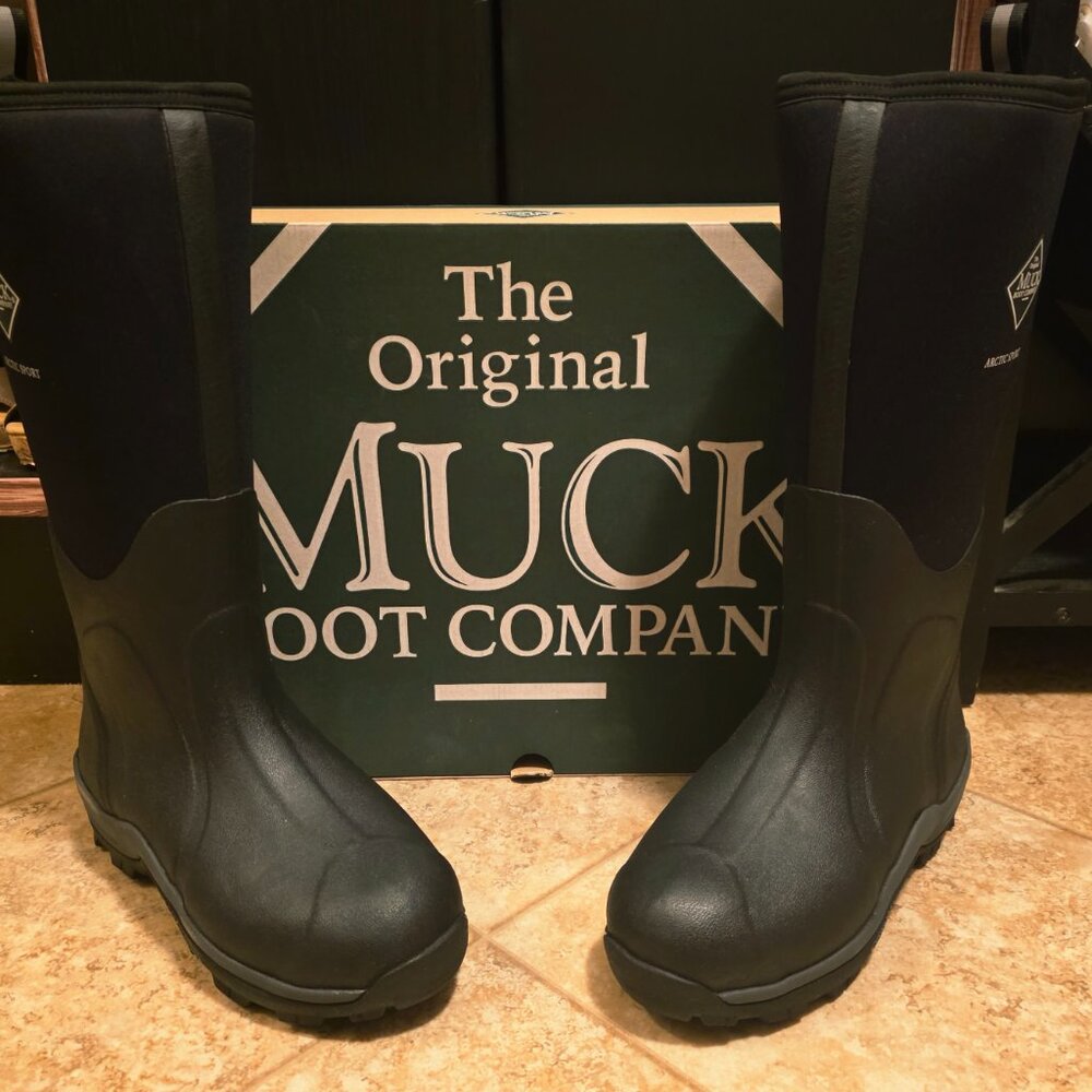 Muck Boot Company Men's Arctic Sport Tall Waterproof Insulated Boots Size 9M